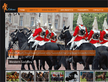 Tablet Screenshot of horsetackmanufacturer.com